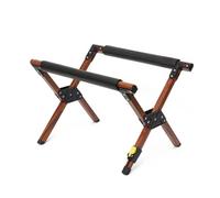 Giwnhvx Support de glacière pliable avec pied réglable, portable, antidérapant, pour camping et randonnée