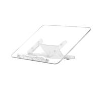 Giwnhvx Support de livre en acrylique réglable - Support pliable pour livre de cuisine - Support de livre pour magazines
