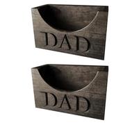 Giwnhvx Support de rangement rustique en bois pour casquettes de baseball, décoration de bureau à domicile, cadeau B, facile à installer, facile à utiliser