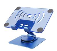 Giwnhvx Support de tablette rotatif à 360° réglable en acrylique portable pour tablettes jusqu'à 12,9 pouces C
