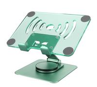 Giwnhvx Support de tablette rotatif à 360° réglable en acrylique portable pour tablettes jusqu'à 12,9" B
