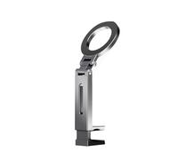 Giwnhvx Support de téléphone magnétique universel de voyage essentiel rotatif flexible mains libres avion support de téléphone pour smartphone facile à utiliser gris