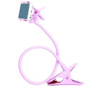 Giwnhvx Support de téléphone portable flexible et réglable pour la maison, le lit, le bureau, rose
