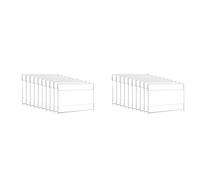 Giwnhvx Support Mural pour Panneau en Acrylique de 4 X 6 Pouces, Cadre Mural Transparent avec Adhésif Double Face pour Le Bureau et, Paquet de 20