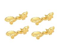 Giwnhvx Support pour baguettes en alliage rétro dragon porte-baguettes couteau cuillère fourchette support pour baguettes, 4 pièces