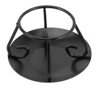 Giwnhvx Support pour pot chaud, support de théière, pour brûleur, support noir, 1 pièce