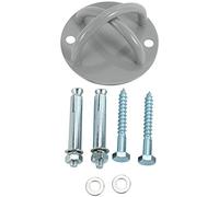 Giwnhvx Support pour sangles de suspension, supports de balançoire de yoga, support mural pour gymnastique, support mural pour gymnastique, deux trous, gris