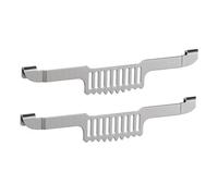 Giwnhvx Support pour spatule pour plaque 2X, grille pour barbecue en acier inoxydable, porte-outils, durable, facile à installer, facile à utiliser, non magnétique