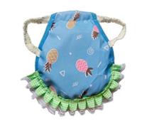 Giwnhvx Tablier de Selle de Poule Fixateur de Protection de Plumes Protecteur Dorsal Tablier de Selle de Poule Double Couche Bleu