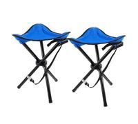 Giwnhvx Tabouret pliant portable, siège trépied, chaise pliante, chaise de voyage moyenne pour pique-nique, jardin, pelouse
