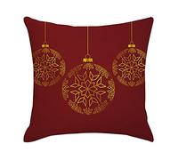 Giwnhvx Taie d'oreiller de Noël place Santa Décorations pour la maison dans les taies d'oreiller neuves pour canapé voiture, cadeau 45 x 45 cm