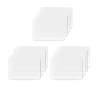 Giwnhvx Tapis de cuisine transparent, tapis de table, protection de table, set de sets de table 12 pièces