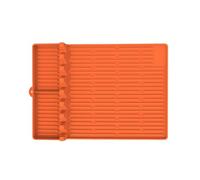 Giwnhvx Tapis de grille Latérale en Silicone pour Four BBQ Tapis de Protection pour Plaque de Four Tapis de Drainage Tapis pour Ustensiles de Four en Silicone Pierre Noire