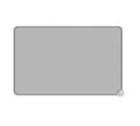 Giwnhvx Tapis de Nourriture en Silicone pour Animaux de Compagnie - Tapis Antidérapant et Imperméable pour Chien et Chat - Tapis d'eau pour Animaux de Compagnie - Gris