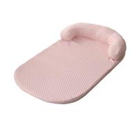 Giwnhvx Tapis de refroidissement amovible pour chien et chat - Tissu auto-rafraîchissant - Lit d'été lavable pour chiens et chats C L