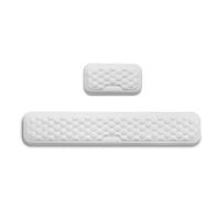 Giwnhvx Tapis de souris pour clavier, coton à mémoire de forme, coussin de poignet, mousse à main pour clavier, silicone, tapis de souris de bureau