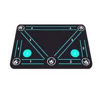 Giwnhvx Tapis d'entraînement de football antidérapant pour entraînement de footwork