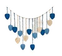 Giwnhvx Tapisserie murale tissée en macramé à suspendre, faite à la main, tapisserie murale pour chambre à coucher, salon C