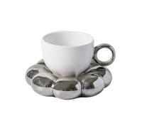 Giwnhvx Tasse à café en forme de couple mignon - Pour homme et femme - Petite tasse en céramique fraîche - Grande capacité - Facile à utiliser
