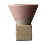 Giwnhvx Tasse à café rétro en céramique - Tasse à thé - Tasse à thé japonaise latte - Fleur - Tasse en porcelaine - Rose