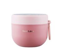 Giwnhvx Tasse à soupe à emporter - Gobelet isotherme avec couvercles - Bouteille à soupe portable - Boîte à déjeuner A