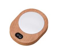 Giwnhvx Tasse avec mélange automatique, recharge USB, puissante tasse à café auto-mélangeant pour café, thé et lait, style : sous-verre chauffé USB