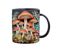 Giwnhvx Tasse en céramique 3D en forme de champignons magiques - Design amusant - Pour la maison, le bureau, le dortoir A