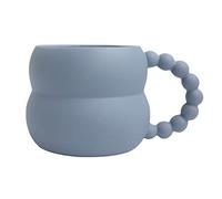 Giwnhvx Tasse en Céramique Créative Tasse à café Nordique Décor à la maison Art Fait Une Main Tasse de thé au lait Articles pour la Maison Couple Personnalisé A