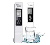 Giwnhvx Testeur d'eau numérique TDS - Température et EC - 0 à 999 ppm - Pour hydroponie, eau potable