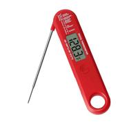 Giwnhvx Thermomètre à viande pliable numérique à lecture instantanée pour la cuisson au barbecue pour la cuisine à l'extérieur, barbecue, boulangerie