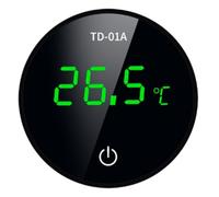 Giwnhvx Thermomètre d'aquarium numérique tactile avec affichage LED