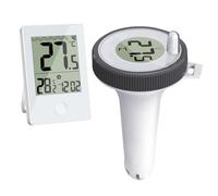 Giwnhvx Thermomètre de piscine flottant facile à lire - Thermomètre numérique pour piscine, petits étangs, aquariums - Facile à installer
