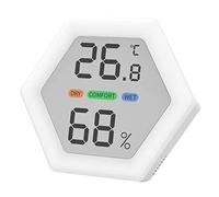 Giwnhvx Thermomètre d'intérieur hygromètre sans fil pour terrasse, maison, serre