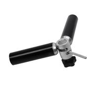 Giwnhvx Tige d'auvent de camping en Y - Connecteur en T - Accessoires de poteau de tente - Tube de réparation - Noir
