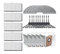 Giwnhvx Tissu Vadrouille Filtres HEPA Brosses Latérales Sac de Poussière pour Aspirateur S9 Nettoyage Pièces de Rechange Accessoires