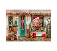Giwnhvx Toile de fond de Noël 210 x 150 cm - Flocon de neige - Décoration de vacances pour enfants - Tissu de fond pour photographie - Facile à utiliser