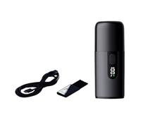 Giwnhvx Tondeuse à poils de nez pour homme et femme avec écran LCD à double tranchant rechargeable par USB