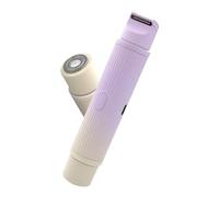 Giwnhvx Tondeuse et rasoir pour bikini 2 en 1 tondeuse à cheveux électrique pour corps humide/sec épilation visage avec dégradé violet