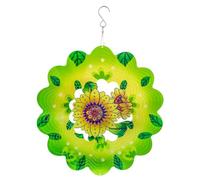 Giwnhvx Tournesol à Vent 3D Tournesol 30,5 cm pour Jardin Découpé au à Suspendre en Métal Cinétique pour Cour Art Déco, Décoration Intérieure/Extérieure et Facile à Utiliser