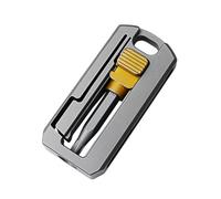 Giwnhvx Tournevis magnétique en alliage de titane - Petite combinaison d'entretien - Multifonctionnel - Portable - Outils d'extérieur