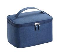 Giwnhvx Trousse de toilette de voyage pour homme - En tissu Oxford imperméable - Pour femme - Facile à utiliser - Bleu