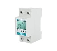Giwnhvx Tuya Compteur d'électricité WiFi 11 en 1 LCD Compteur d'énergie à Reclosion automatique Surtension Protection contre le courant Interrupteur minuterie