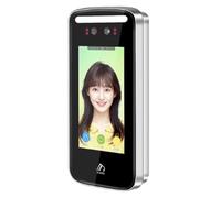 Giwnhvx Tuya Lecteur de reconnaissance faciale dynamique WiFi AI 5000 faces IP écran 5" 125 kHz IP54 étanche (A)