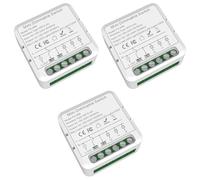 Giwnhvx Tuya Lot de 3 variateurs d'intensité intelligents WiFi compatibles avec 2 modes de contrôle des lumières LED à intensité variable pour la maison