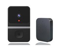 Giwnhvx Tuya Security Doorbell Caméra avec sonnette Cloud Storage Vision Nocturne Smart Video Door Bell Noir