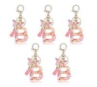 Giwnhvx Type B avec lettre rose à la mode avec pendentif en époxy