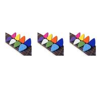 Giwnhvx Ukulele Picks Felt Picks/Plectrums pour Ukulélé et Guitare, 24 Pièces Guitar Picks, Multi-Color