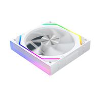 Giwnhvx V2RS Ventilateur de boîtier Magic Block épissure libre 120 mm PC Ordinateur 12 V Ventilateur de châssis Lian 3 broches 5 V ARGB Lumière divine Li Blanc, B