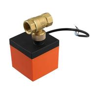 Giwnhvx Vanne à bille électrique en laiton AC 220 V 2 voies 3 fils solénoïde avec actionneur DN15