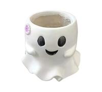 Giwnhvx Vase fantôme seau à friandises, vase fantôme d'Halloween pour cadre de porte, chambre à coucher, salon